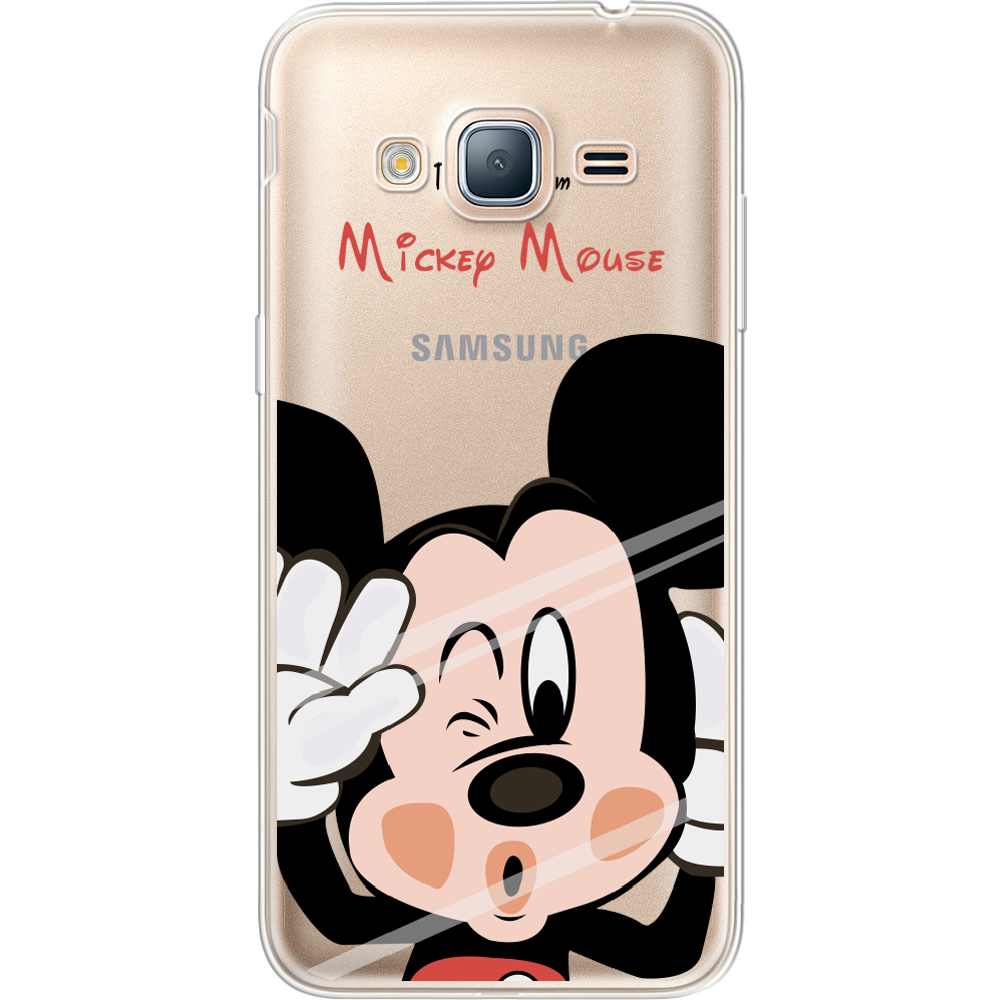 Чехол BoxFace Samsung J320 Galaxy J3 Mister M Прозрачный силикон (24962-cc58-24962)