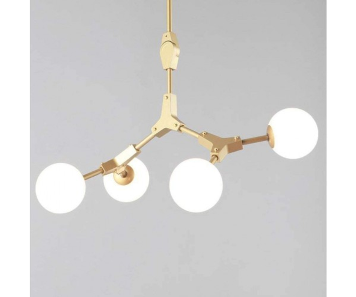 Люстра Molekul 4 Gold (PL-0001289 M/GOLD) - фото 1
