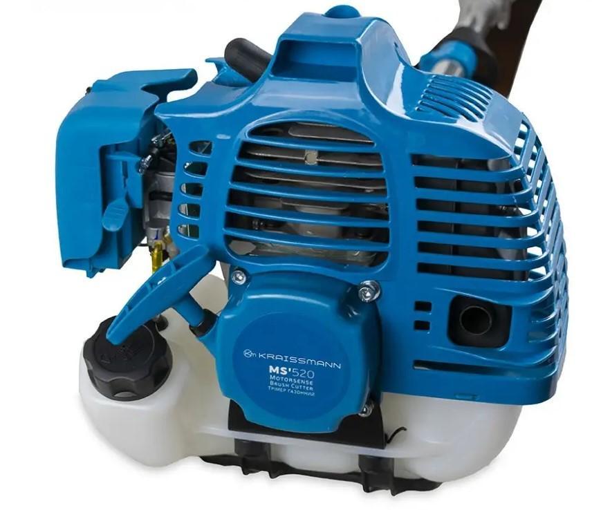 Бензокоса KRAISSMANN MS'520 ремень/ножи 3Т-8Т-40Т/зубчатая фреза с победной напайкой/катушка с леской/насадка высоторез/шина 300 мм (24605284) - фото 3 Бензокоса KRAISSMANN MS'520 ремень/ножи 3Т-8Т-40Т/зубчатая фреза с победной напайкой/катушка с леской/насадка высоторез/шина 300 мм (24605284) - фото 3