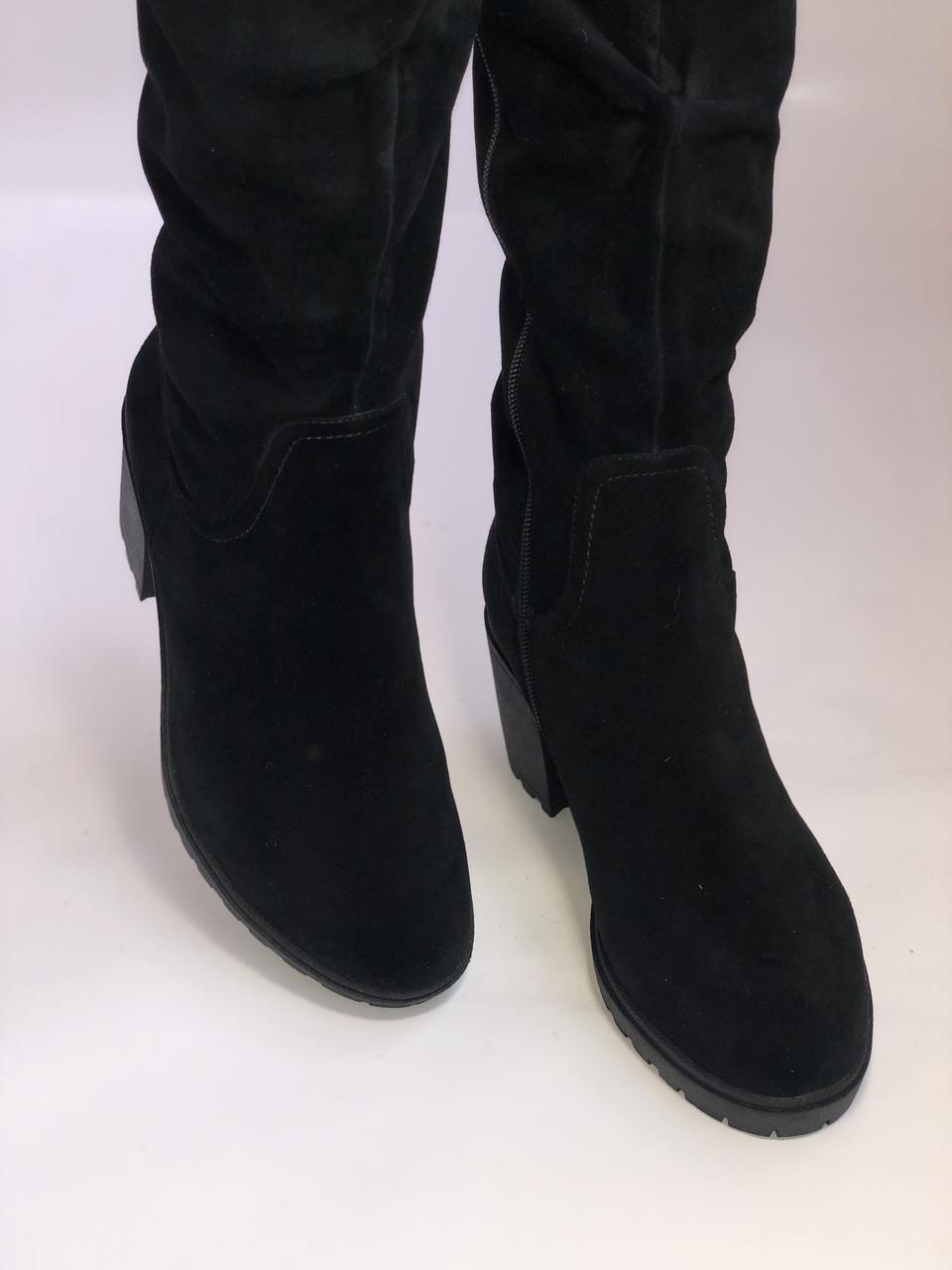Ботфорти жіночі зимові Molka р. 39 25,0 см Чорний (2357) - фото 4 Ботфорти жіночі зимові Molka р. 39 25,0 см Чорний (2357) - фото 4