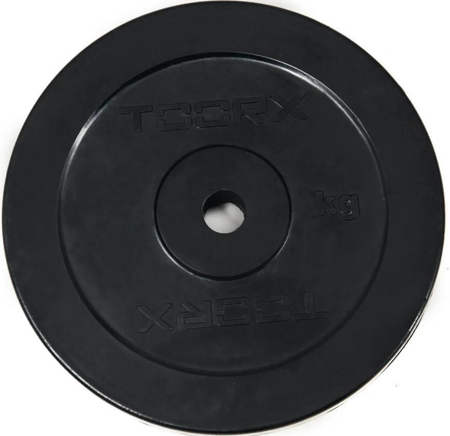 Диск для штанг и гантелей Toorx 0,5 кг 25 мм Черный (DGG-05)