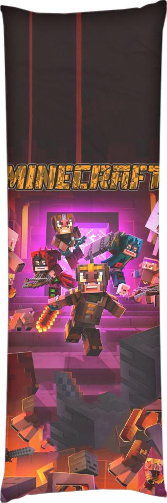 Подушка дакимакура Minecraft New Art 40x100 см (13534006)