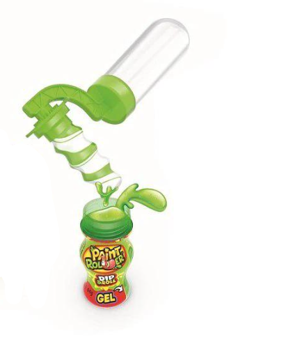 Леденец с гелем Johnny Bee Paint Roller Lollipop Gel 12 шт.