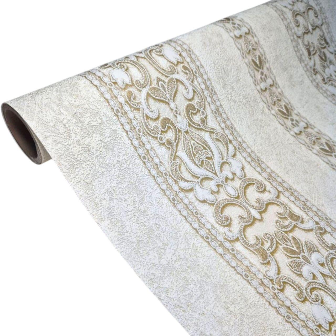 Шпалери вінілові флізелінові Слов'янські шпалери 3735-05 в спальню/коридор/зал/вітальню/кімнату 10,05x1,06 м Бежевий (2487045614)