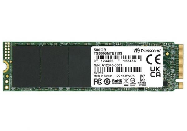 SSD-накопитель Transcend 115S 500Gb M.2 PCI-E 3.0 x4 3D TLC (TS500GMTE115S)