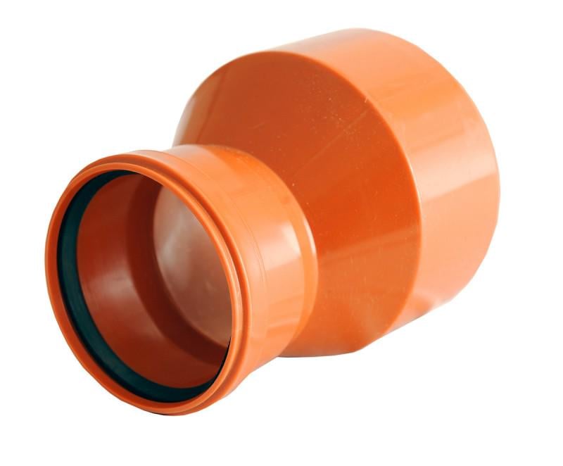 Редукционная муфта для наружной канализации эксцентричная ИнсталПласт d 200х160 мм (00008393)