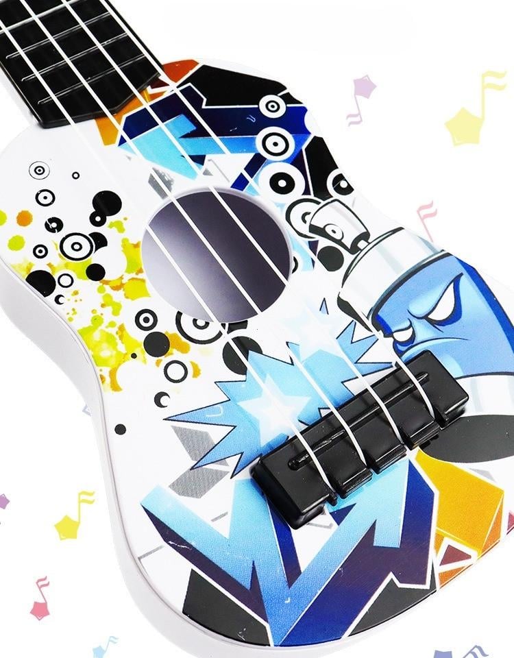 Іграшка маленька дитяча гітара 25 см - фото 4