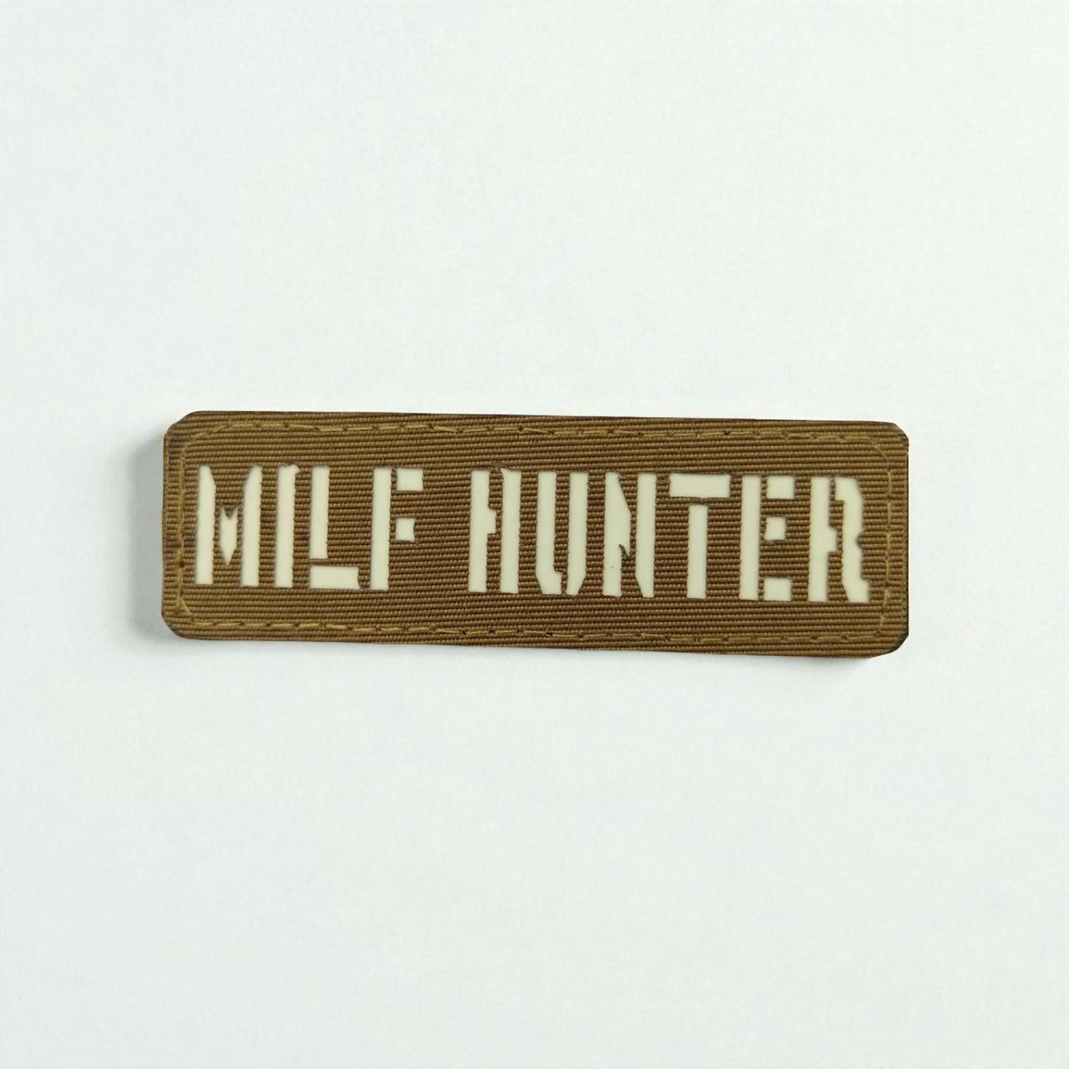 Шеврон Laser Cut "Milf Hunter" Койот