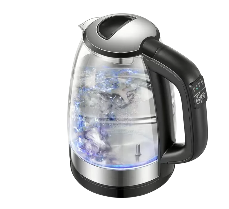 Электрочайник стеклянный FOHERE Electric Glass Kettle Temperature Control 2200W LED BPA-Free регулировка температуры 1,7 л (3026191913)