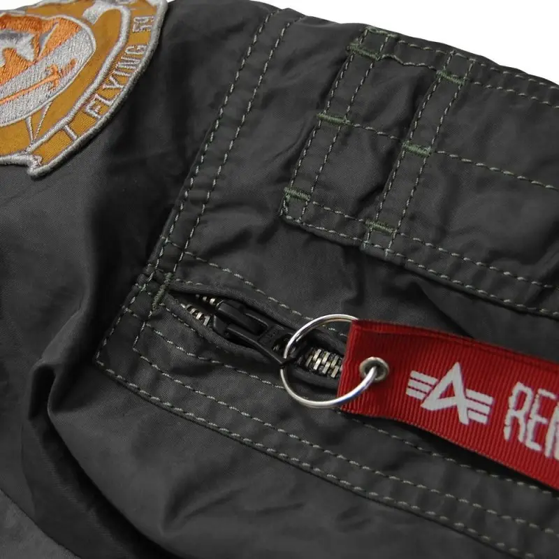 Бомбер Alpha Industries CWU Pilot X Jacket L Sage/Black (MJC38014C1BL) - фото 3