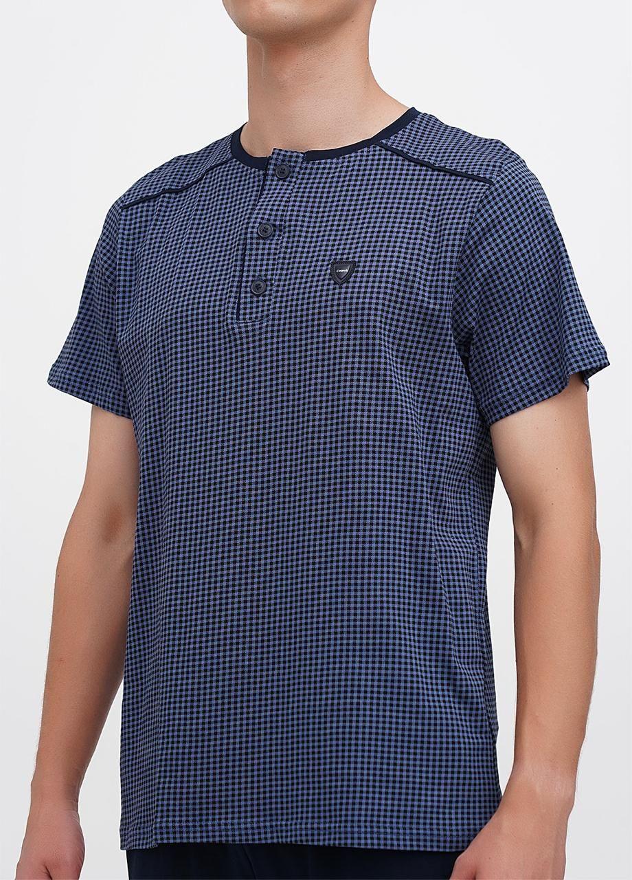 Пижама Cotpark хлопок XL Темно-синий (600-08-XL) - фото 3 Пижама Cotpark хлопок XL Темно-синий (600-08-XL) - фото 3