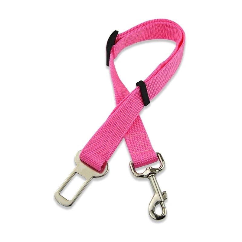 Ремень безопасности автомобильный для собаки BOBI 16х2х3 см Pink (097976)