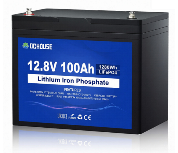Аккумуляторная батарея DC HOUSE LiFePO4 12,8 V/100 Ah