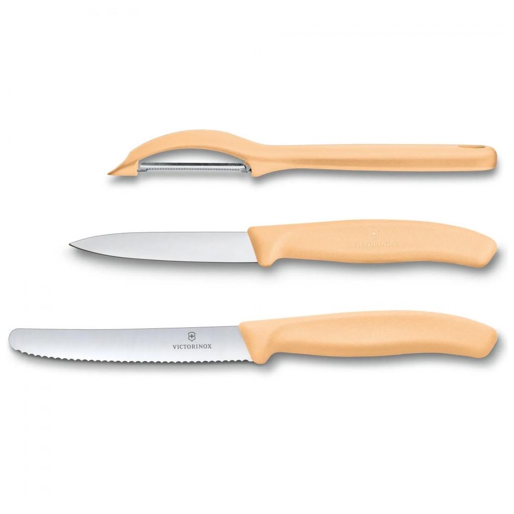 Набір ножів Victorinox SwissClassic Paring Set Universal 3 шт. Orange (6.7116.31L92) - фото 2