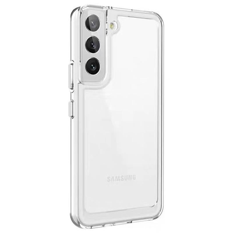 Протиударний чохол TPU+PC 2.0 mm buttons для Samsung Galaxy S22+ Clear