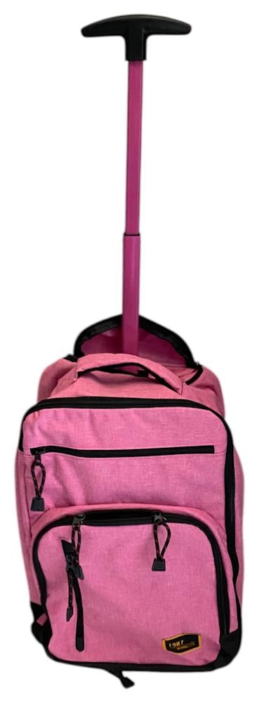 Валіза міні ручна поклажа Bordlite JBTB89 поліестер XS Рожевий - фото 2
