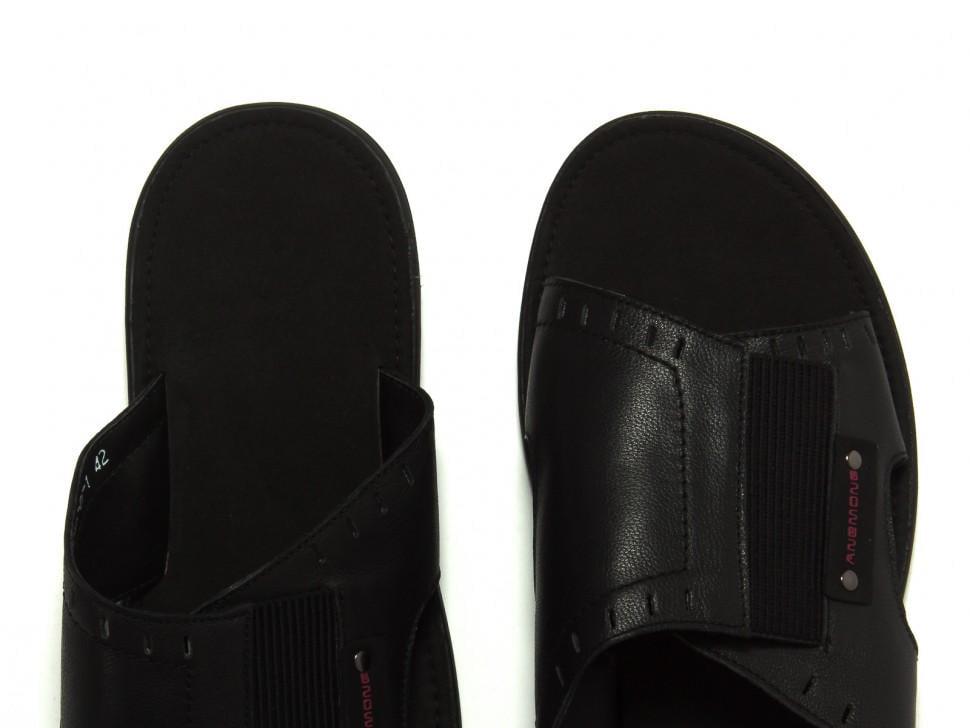 Шлепанцы мужские Aici Berllucci 7122856 натуральная кожа р. 44 Черный (2782) - фото 4 Шлепанцы мужские Aici Berllucci 7122856 натуральная кожа р. 44 Черный (2782) - фото 4