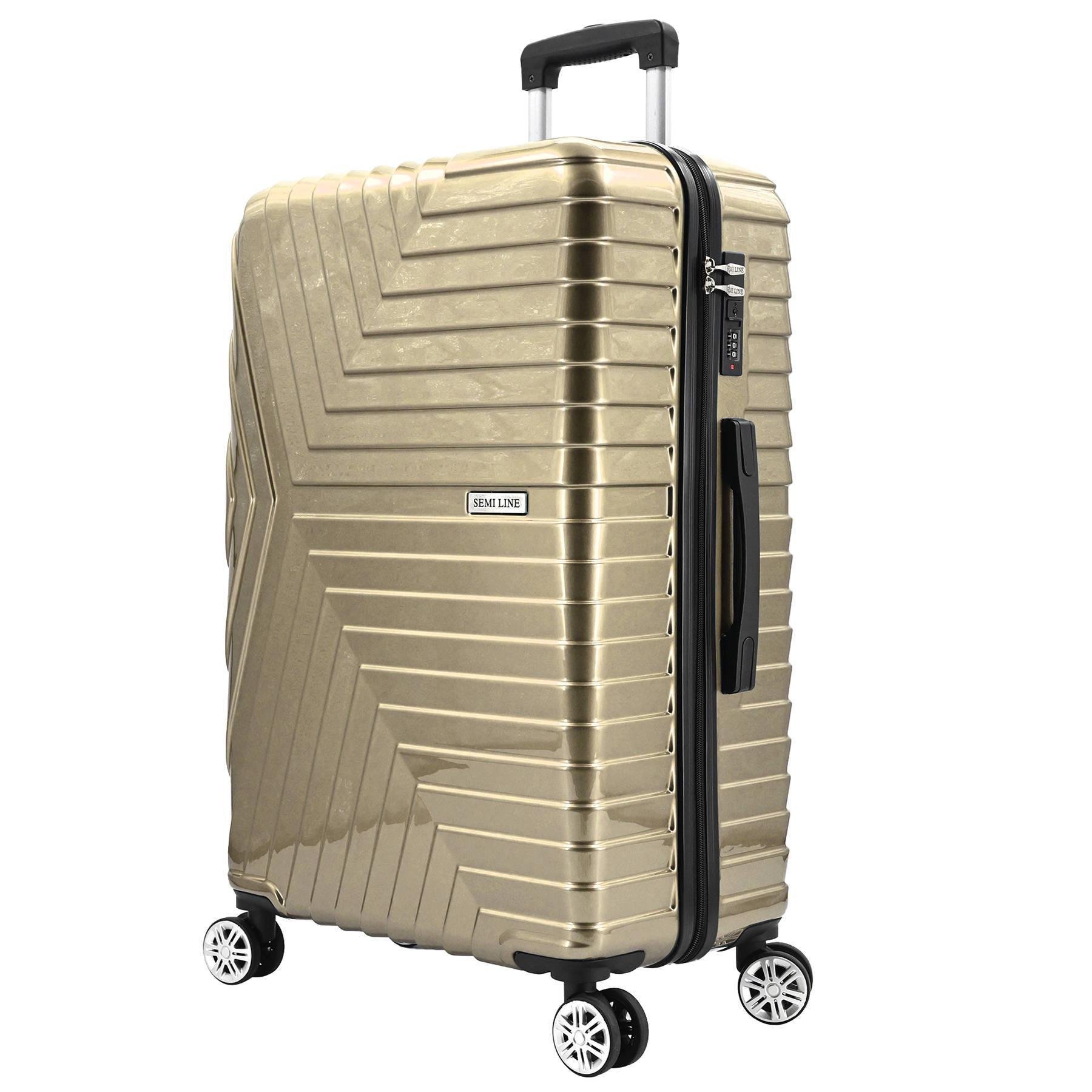 Чемодан Semi Line 24" M Gold (T5763-2)