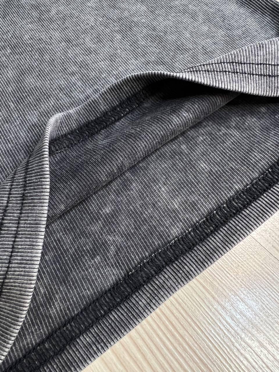 Майка жіноча A-N 2733 у рубчик з порізаними швами OS Сірий (26794579) - фото 6 Майка жіноча A-N 2733 у рубчик з порізаними швами OS Сірий (26794579) - фото 6