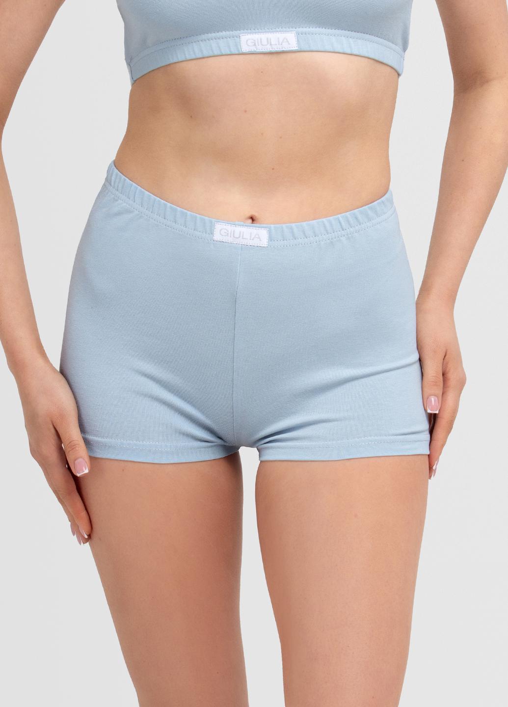 Трусы боксеры женские Giulia COTTON BLOOM 2402/60 L Blue ballad Blue (34532097)