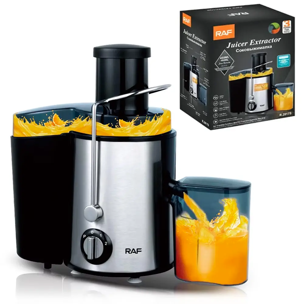 Соковиималка для фруктів та овочів RAF R2817S 1000 Вт від мережі (25312118)