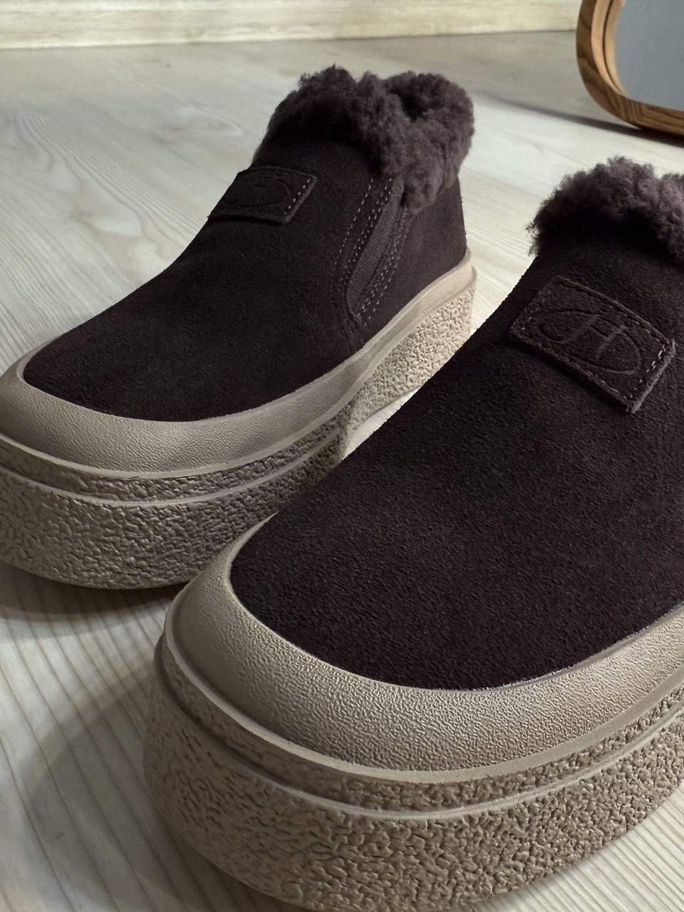 Черевики жіночі Hengji 660-2 замшеві кеди на хутрі р. 39 Коричневий (5806) - фото 3 Черевики жіночі Hengji 660-2 замшеві кеди на хутрі р. 39 Коричневий (5806) - фото 3