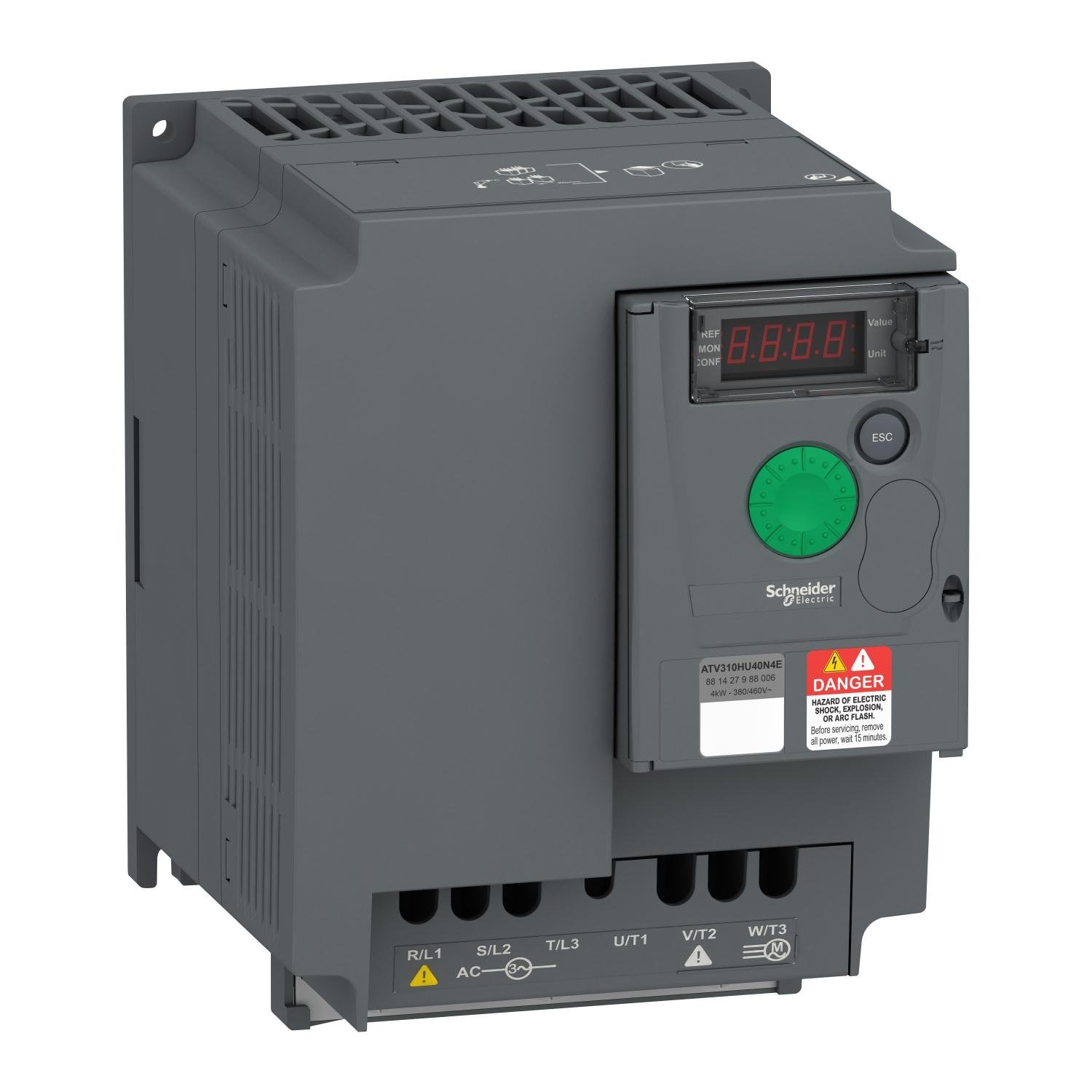 Преобразователь частоты Schneider Electric ATV310 3Ф 12,1A 4,0 кВт 380 B (ATV310HU40N4E)
