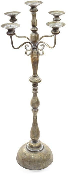 Подсвечник декоративный Cornel 39х39х120,5 см на 5 свечей металлический (BD-589-100)