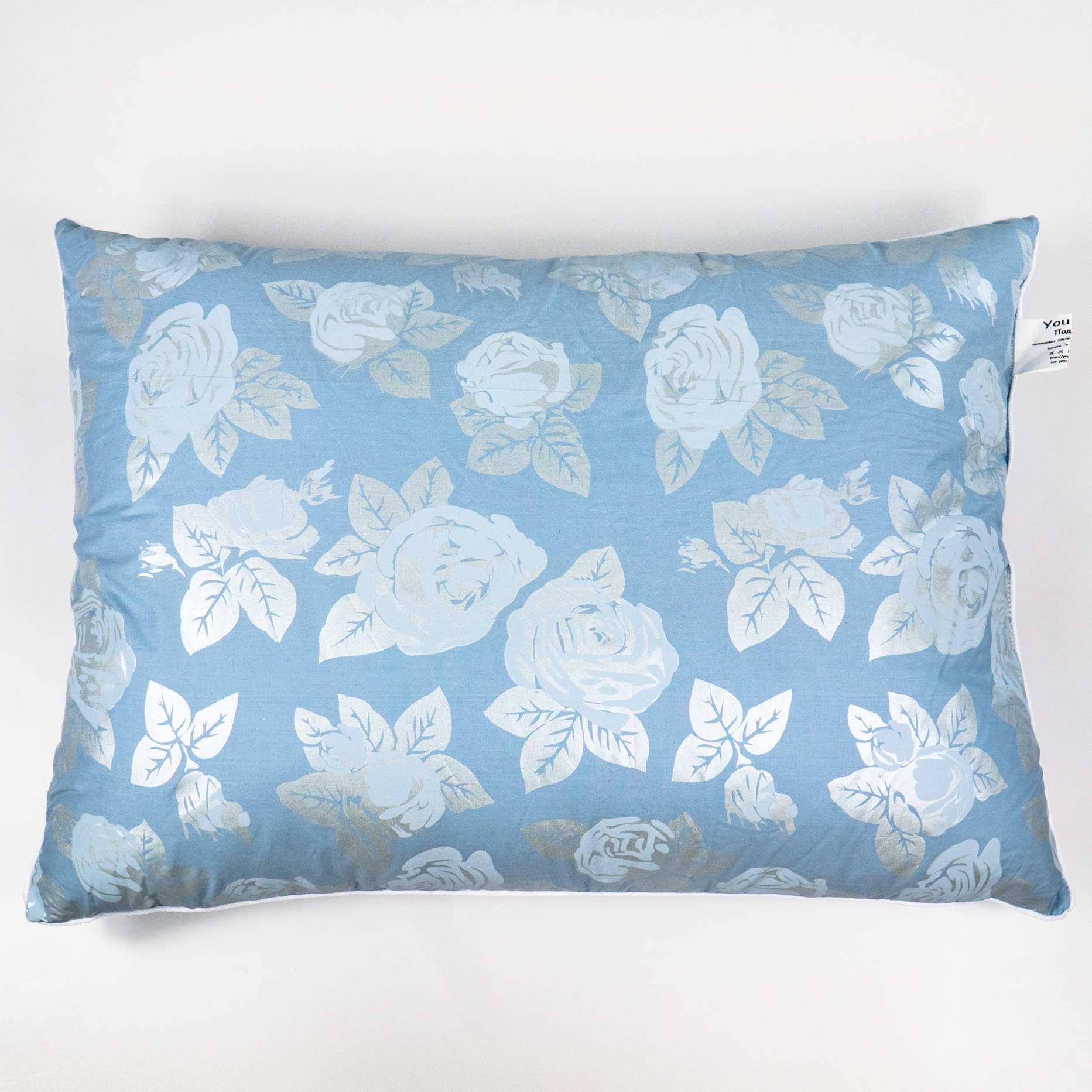 Подушка пуховая YouStar 50x70 см Голубой (pp-50x70-blue)