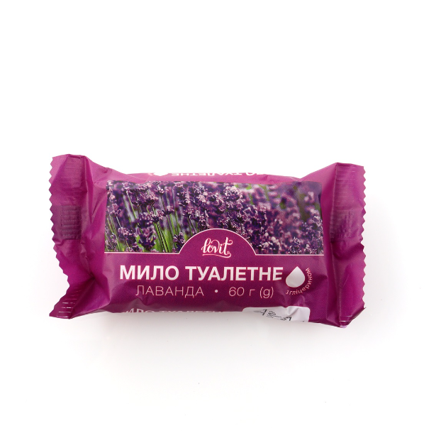 Мыло твердое туалетное Lovit Лаванда 60 г (X-1364)