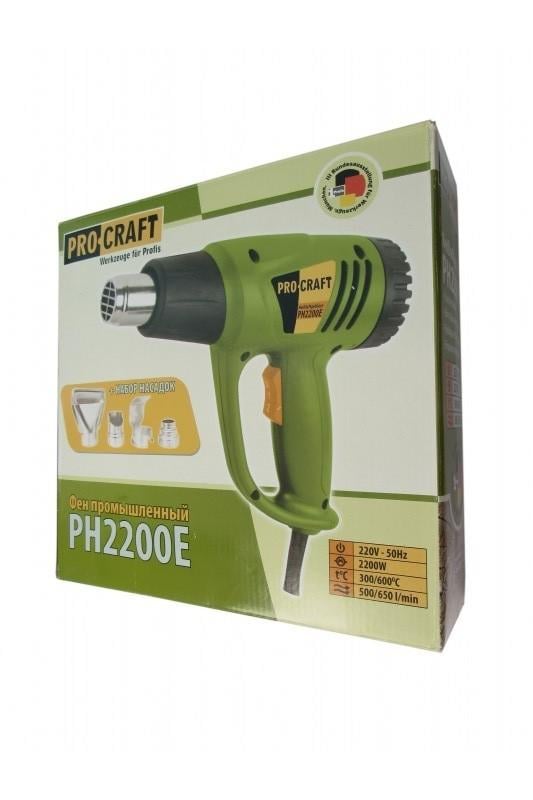 Фен строительный ProCraft PH2200E - фото 7 Фен строительный ProCraft PH2200E - фото 7
