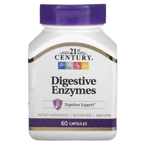 Энзимы 21st Century Digestive Enzymes 60 капс. (CEN-22556)