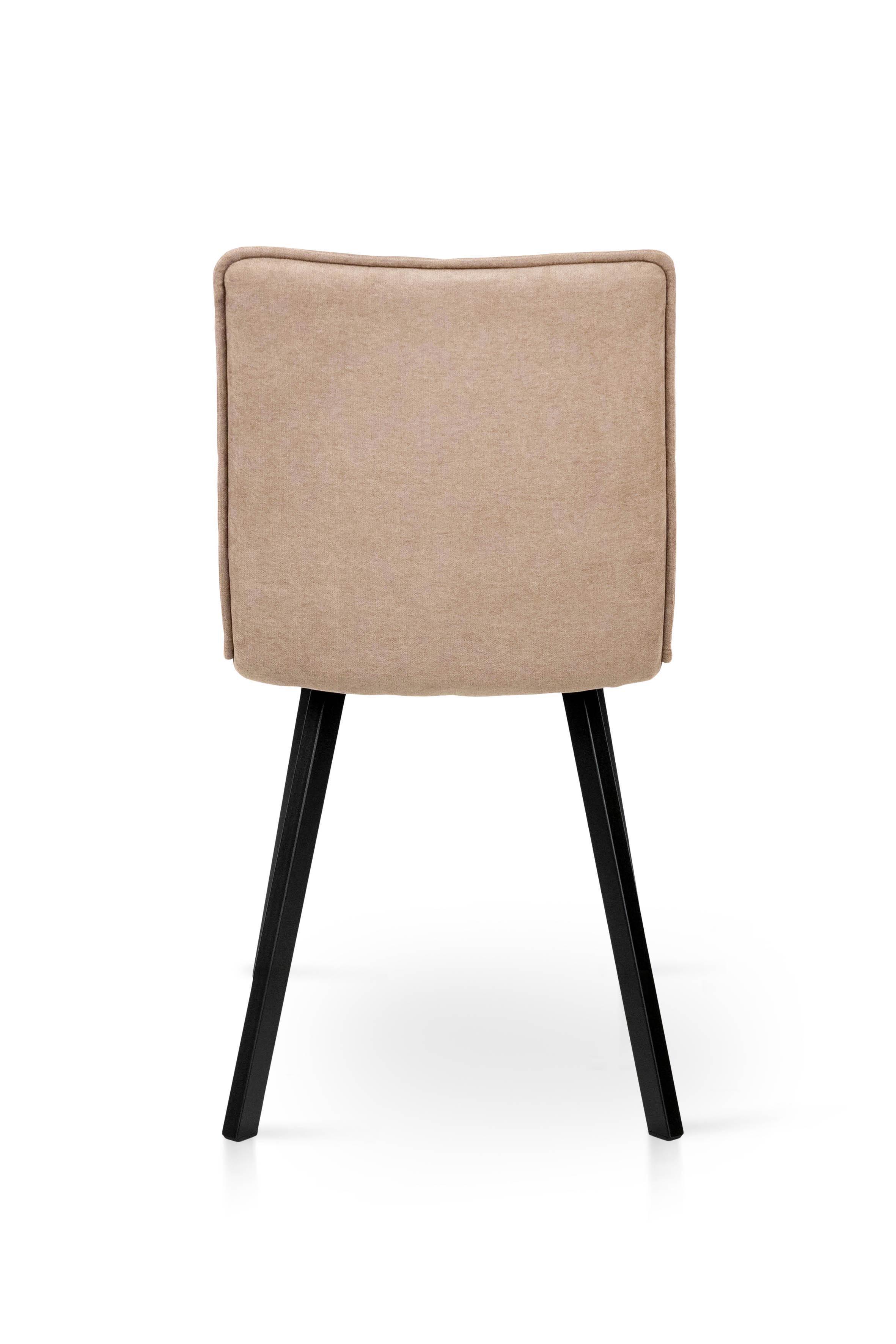 Стілець для кухні та вітальні Фіджи Тетріс 440х830х530 мм Чорний/Коричневий (GAА0056044) - фото 4 Стілець для кухні та вітальні Фіджи Тетріс 440х830х530 мм Чорний/Коричневий (GAА0056044) - фото 4