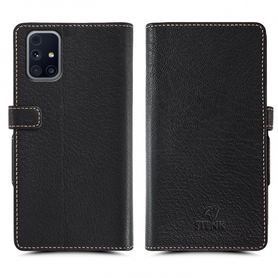 Чехол книжка Stenk Wallet для Samsung Galaxy M31s Черный (67631)