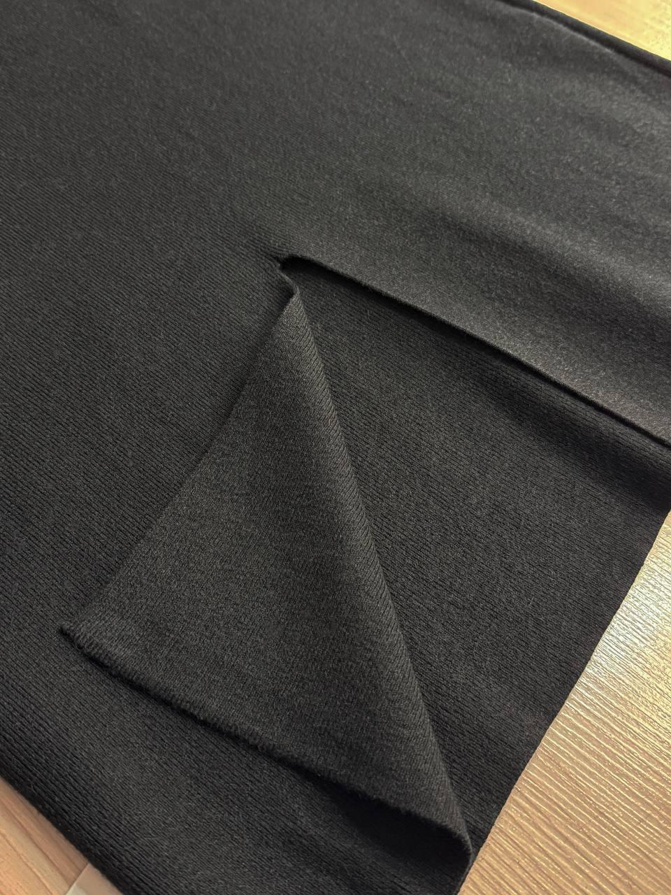 Юбка женская Accorddream 8631 вязаная миди с разрезом OS Черный (5433) - фото 4 Юбка женская Accorddream 8631 вязаная миди с разрезом OS Черный (5433) - фото 4