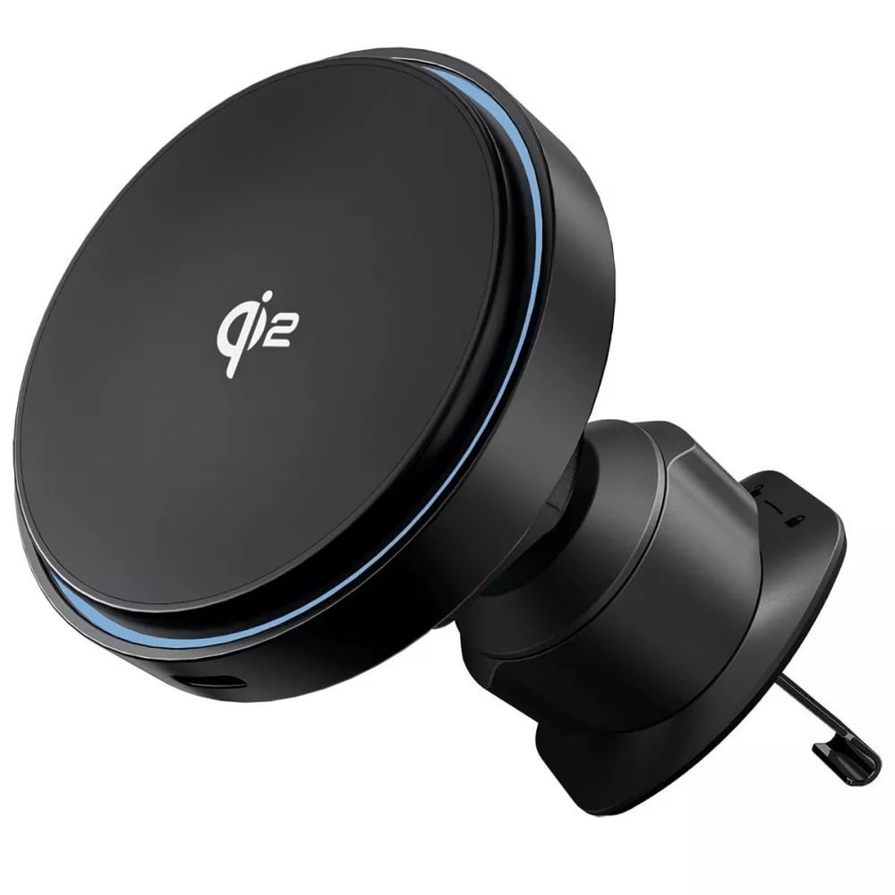 Держатель в автомобиль Proove Light Circle Qi2 15W на торпедо 65x16 мм (27316891)