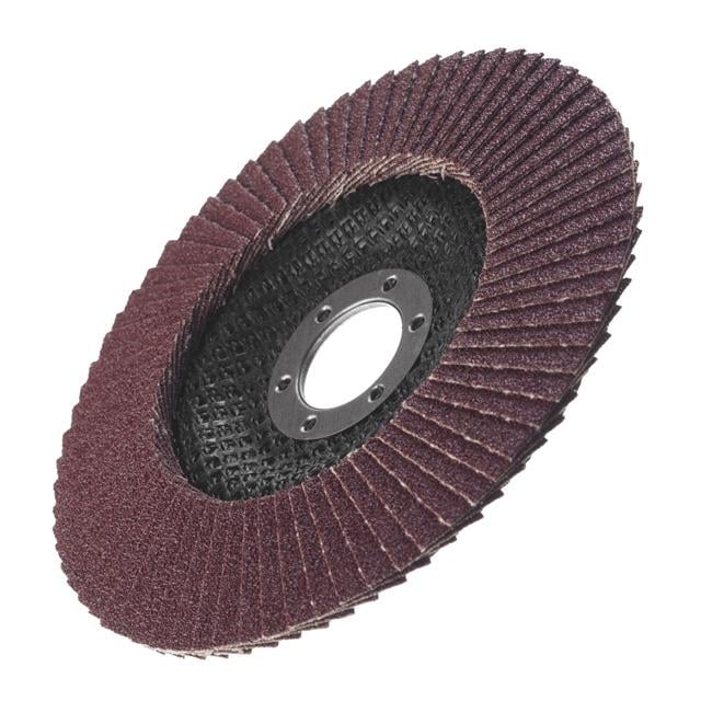 Диск шлифовальный лепестковый Intertool 125x22 мм зерно K100 (BT-0210) - фото 4