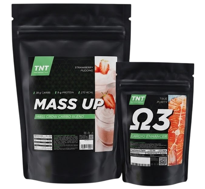 Комплекс TNT Nutrition Гейнер 2,5 кг/Омега-3