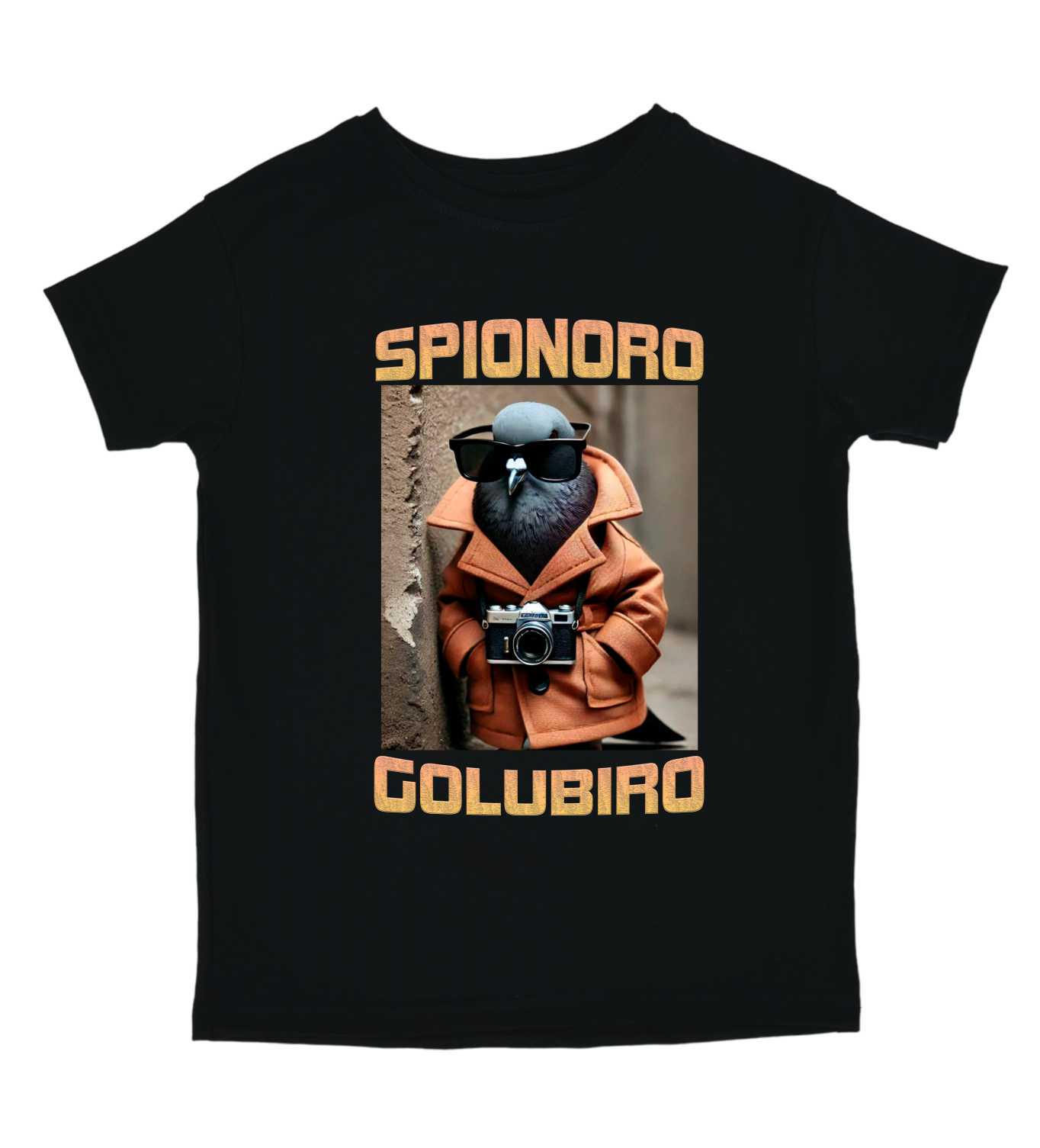 Футболка TM Spinogriz СПИ2025 "Spionoro Golubiro" 164 см Чорний (26411417)