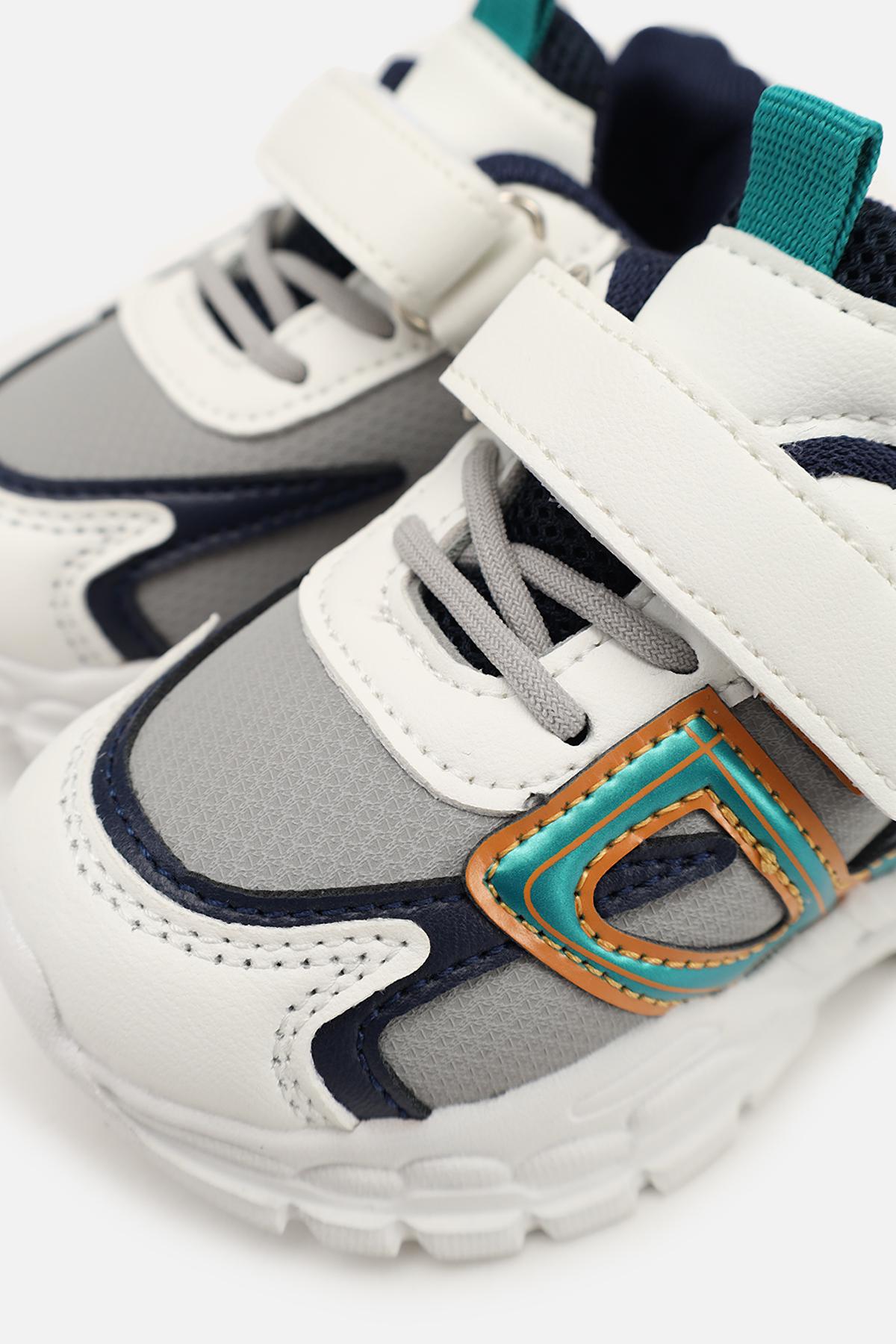 Кроссовки для мальчика ЦБ-00273935 на плоской подошве р. 20 Белый (SKT001057055) - фото 4 Кроссовки для мальчика ЦБ-00273935 на плоской подошве р. 20 Белый (SKT001057055) - фото 4