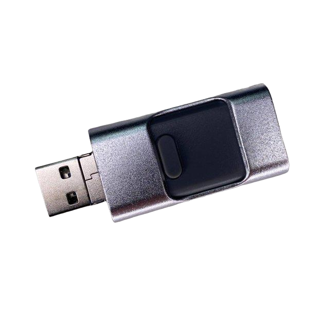 Флеш-память Micro USB Lightning 64 GB HighSpeed USB 3.0 Серебрянный (1832105588)