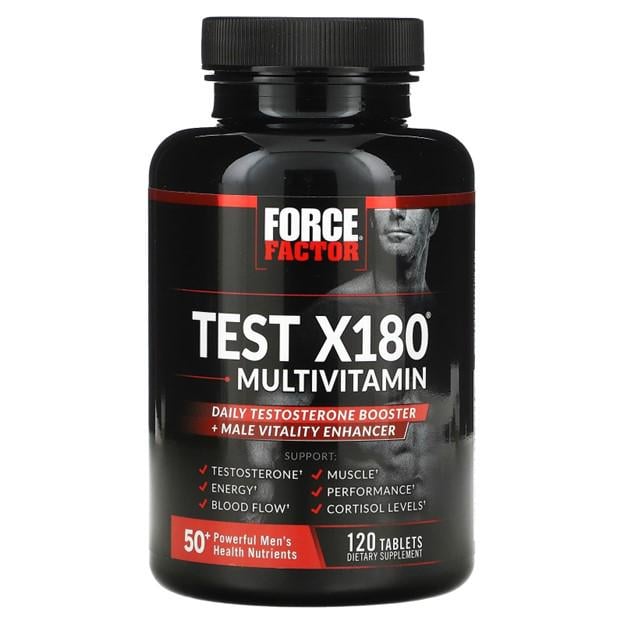 Вітаміни чоловічі Force Factor Test X180 Multivitamin 120 таб. (1510) - фото 1