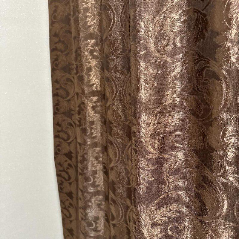 Штори Севілья жаккардові 1,5 х2, 7 м 2 шт. Шоколадний (Севілья-1) - фото 2 Штори Севілья жаккардові 1,5 х2, 7 м 2 шт. Шоколадний (Севілья-1) - фото 2