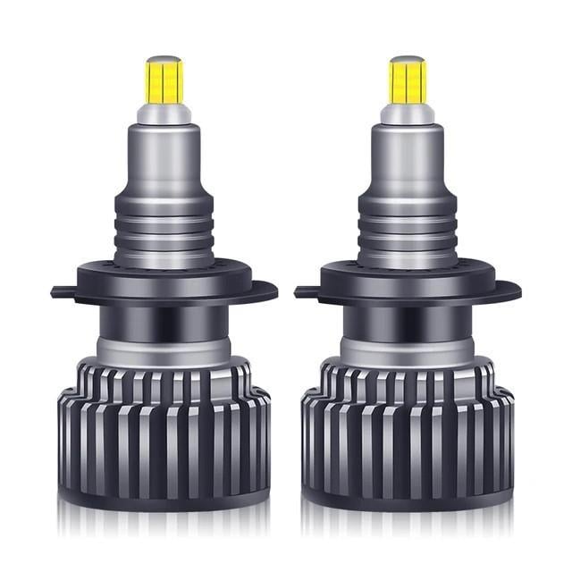 Автомобильные LED-лампы H7 Turbo CSP 6000K с активным охлаждением 2 шт. (S100ME)