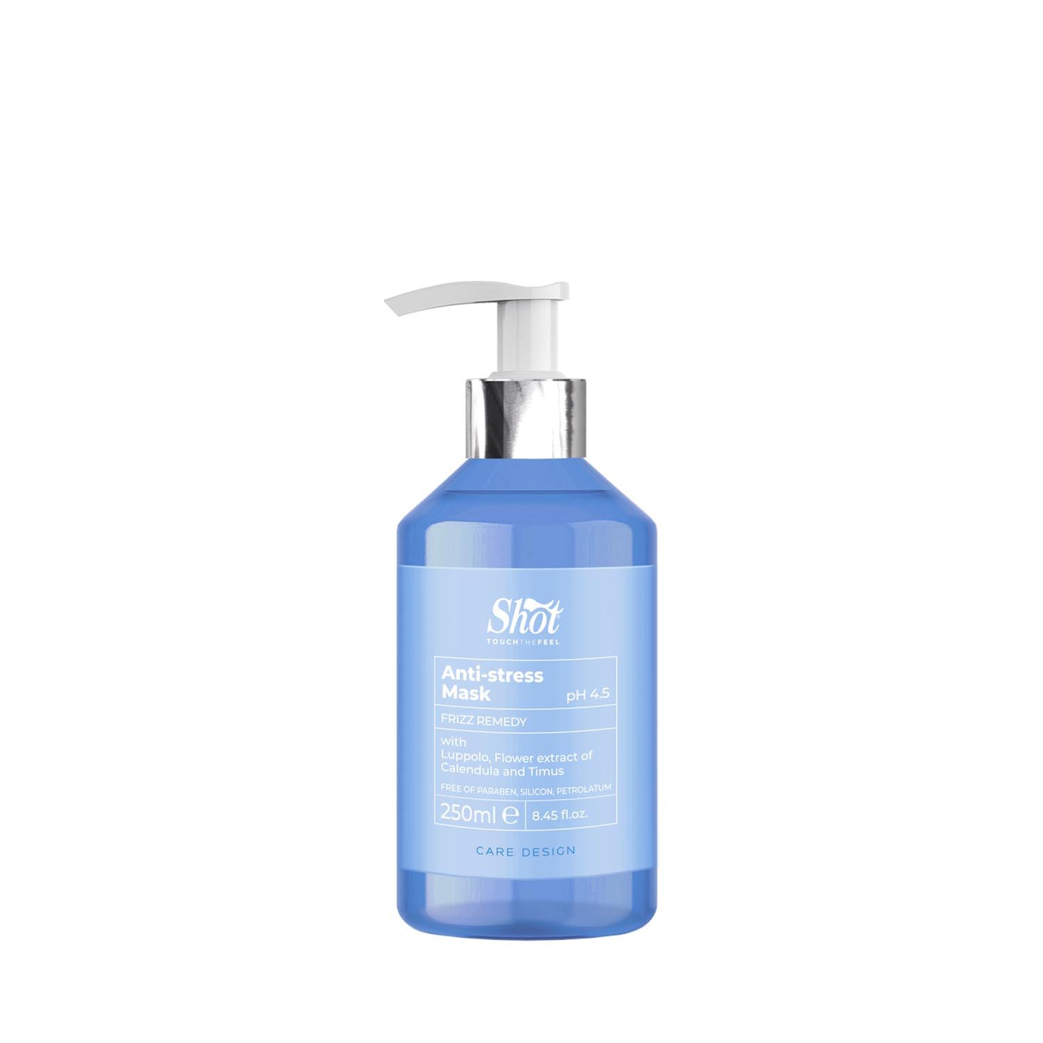 Маска для волос Shot Design Anti-stress Mask Укрепляющая и дисциплинирующая 250 мл (35957952) Маска для волос Shot Design Anti-stress Mask Укрепляющая и дисциплинирующая 250 мл (35957952)