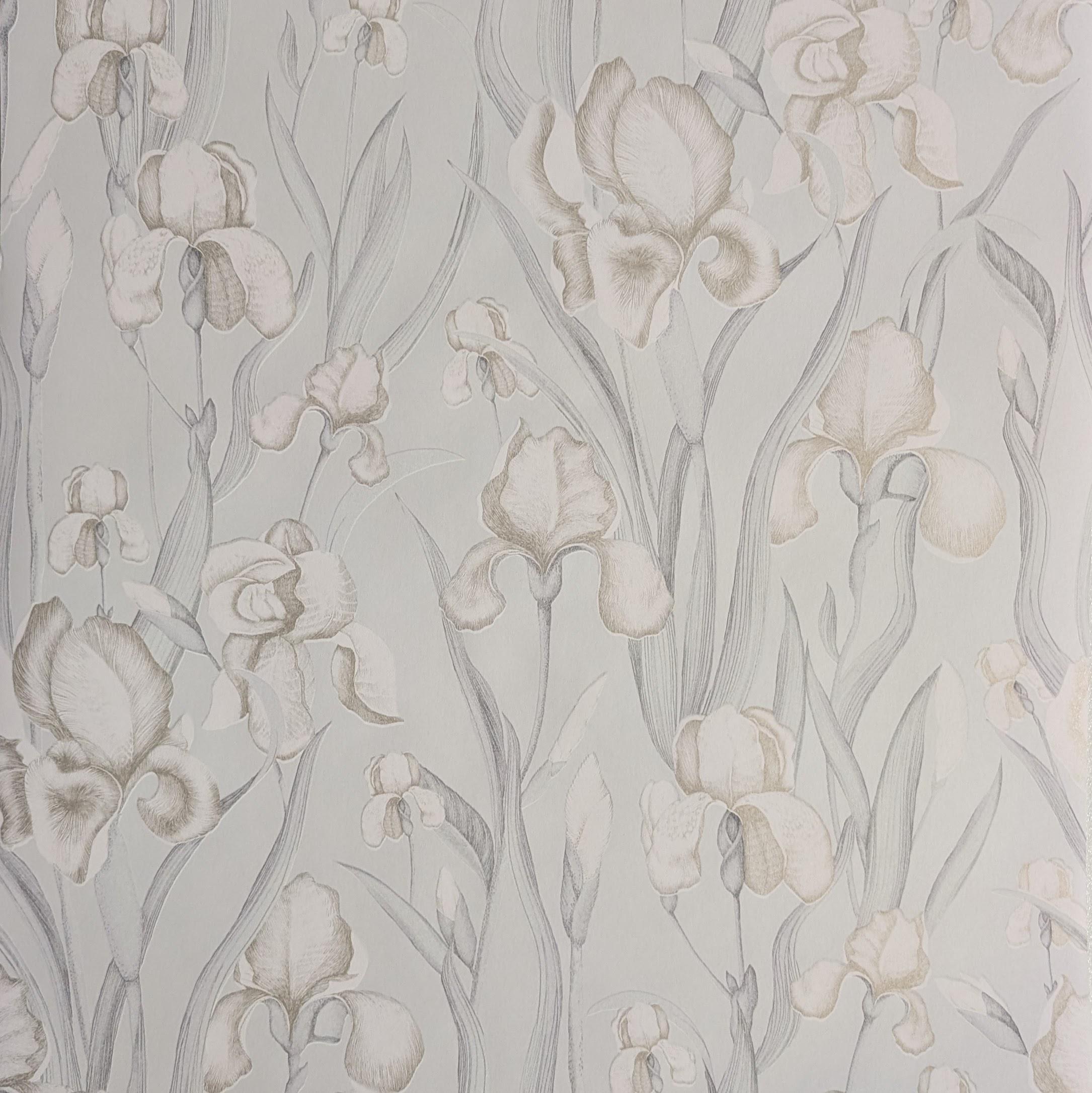 Шпалери вінілові Decoprint Elisir EL21021 Квіти на флізеліновій основі 53 см Сірий (31119745)