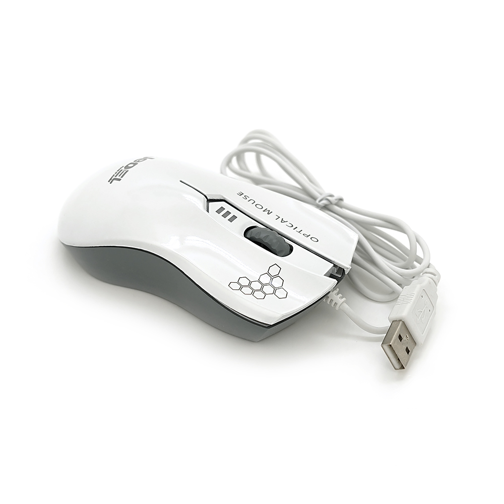 Компьютерная мышка проводная Jedel M31 Q100 White (38414)