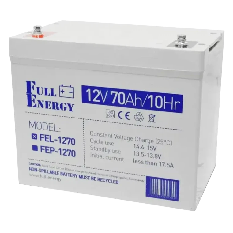 Акумулятор гелевий Full Energy FEL-1270 12V 70 Ah (3043423065)