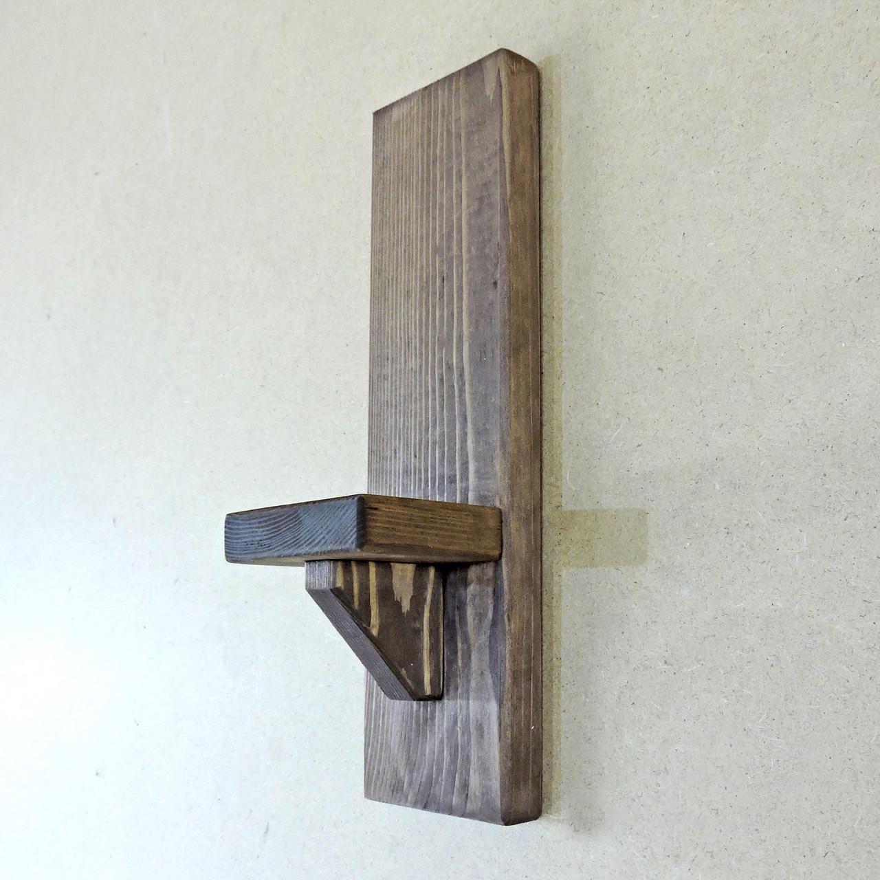 Полка настенная из дерева Виста Капучино (НСП-005009)