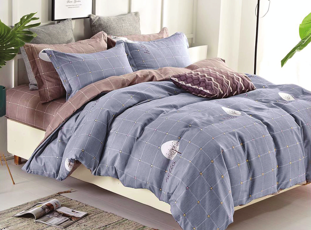 Комплект постельного белья Home comfort двуспальный хлопок 9983219 DV (DR010487)